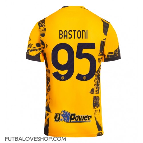 Dres Inter Milan Alessandro Bastoni #95 Tretina 2024-25 Krátky Rukáv